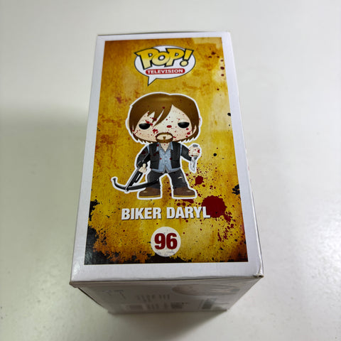 BOX FLAWS VIEW PHOTOS Daryl Dixon BLOODY - The Walking Dead Funko Pop Vinyl Figure Exclusive  (11.4 Cm L × 8.9 Cm W × 15.9 Cm H)