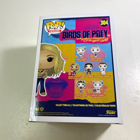 Black Canary Birds of Prey - DC Funko Pop 304 Vinyl Figure (11.4 Cm L × 8.9 Cm W × 15.9 Cm H)
