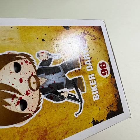 BOX FLAWS VIEW PHOTOS Daryl Dixon BLOODY - The Walking Dead Funko Pop Vinyl Figure Exclusive  (11.4 Cm L × 8.9 Cm W × 15.9 Cm H)