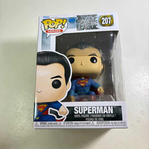 Superman (Justice League) - DC Funko Pop 207 Vinyl Figure (11.4 Cm L × 8.9 Cm W × 15.9 Cm H)