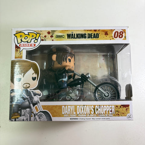 BOX FLAWS VIEW PHOTOS Daryl Dixon's Chopper - The Walking Dead Funko Pop Vinyl Figure 08 (20.5 Cm L × 8.9 Cm W × 15.9 Cm H)