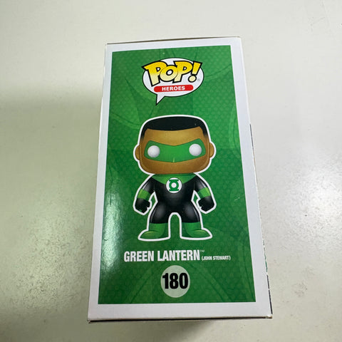 BOX FLAWS VIEW PHOTOS Green Lantern John Stewart - DC Funko Pop 180 Vinyl Figure (11.4 Cm L × 8.9 Cm W × 15.9 Cm H)