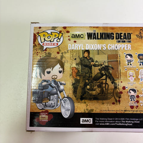 BOX FLAWS VIEW PHOTOS Daryl Dixon's Chopper - The Walking Dead Funko Pop Vinyl Figure 08 (20.5 Cm L × 8.9 Cm W × 15.9 Cm H)