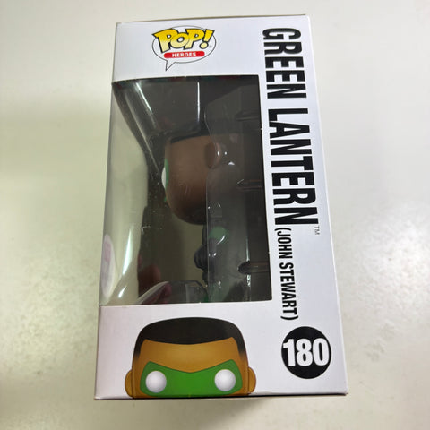 BOX FLAWS VIEW PHOTOS Green Lantern John Stewart - DC Funko Pop 180 Vinyl Figure (11.4 Cm L × 8.9 Cm W × 15.9 Cm H)