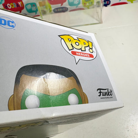 BOX FLAWS VIEW PHOTOS Green Lantern John Stewart - DC Funko Pop 180 Vinyl Figure (11.4 Cm L × 8.9 Cm W × 15.9 Cm H)