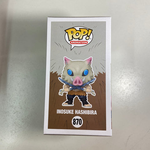 Demon Slayer - Inosuke (Flocked) Funko Pop 870 Exclusive