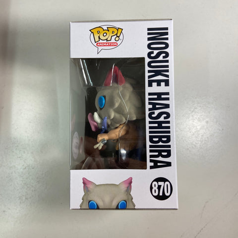 Demon Slayer - Inosuke (Flocked) Funko Pop 870 Exclusive