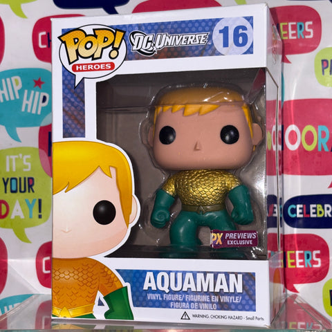 Aquaman DC Funko Pop 16 Vinyl Figure (11.4 Cm L × 8.9 Cm W × 15.9 Cm H)