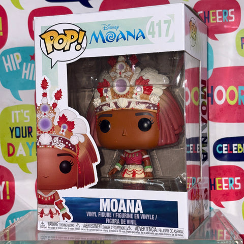 Moana - Disney Funko Pop 417 Vinyl Figure Exclusive (11.4 Cm L × 8.9 Cm W × 15.9 Cm H)