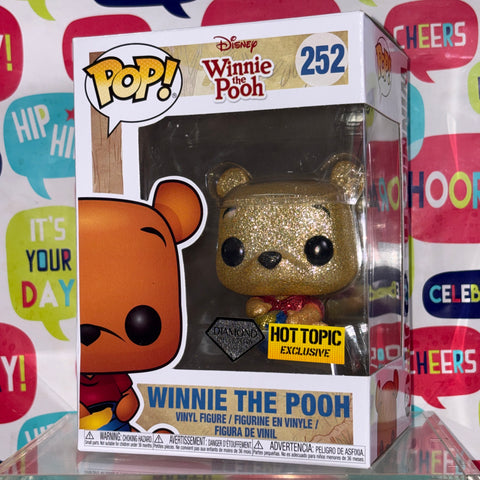 Winnie The Pooh (Diamond Exclusive) - Disney Funko Pop Exclusive (11.4 Cm L × 8.9 Cm W × 15.9 Cm H)