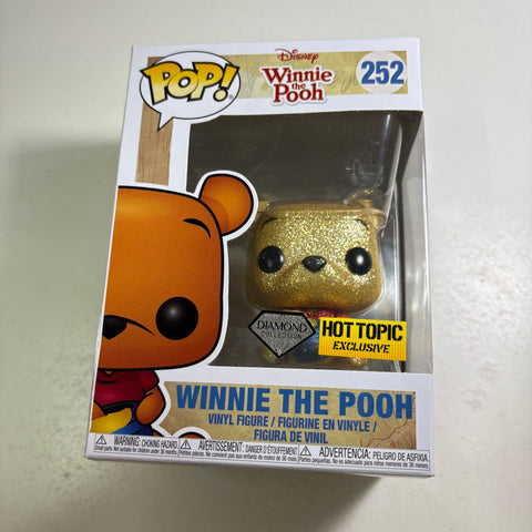 Winnie The Pooh (Diamond Exclusive) - Disney Funko Pop Exclusive (11.4 Cm L × 8.9 Cm W × 15.9 Cm H)
