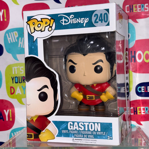 Gaston - Beauty and The Beast Disney Funko Pop (11.4 Cm L × 8.9 Cm W × 15.9 Cm H)