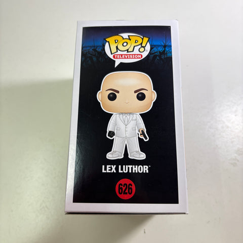 BOX FLAWS VIEW PHOTOS Lex Luthor - Smallville DC Funko Pop 626 Vinyl Figure (11.4 Cm L × 8.9 Cm W × 15.9 Cm H)