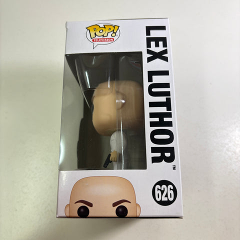 BOX FLAWS VIEW PHOTOS Lex Luthor - Smallville DC Funko Pop 626 Vinyl Figure (11.4 Cm L × 8.9 Cm W × 15.9 Cm H)