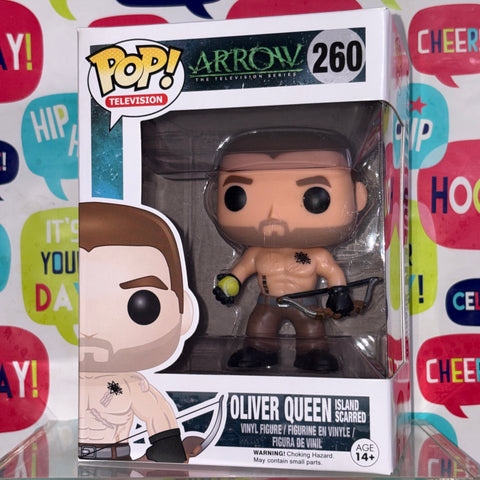Oliver Queen Island Scarred - DC Funko Pop 260 Vinyl Figure (11.4 Cm L × 8.9 Cm W × 15.9 Cm H)
