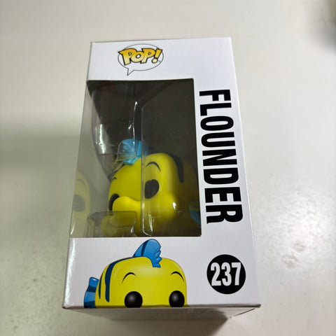 BOX DAMAGE VIEW PHOTOS Flounder - Little Mermaid Disney Funko Pop (11.4 Cm L × 8.9 Cm W × 15.9 Cm H)