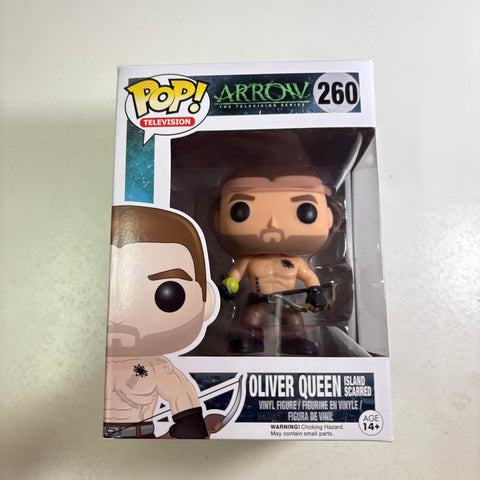 Oliver Queen Island Scarred - DC Funko Pop 260 Vinyl Figure (11.4 Cm L × 8.9 Cm W × 15.9 Cm H)