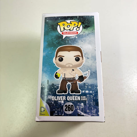 Oliver Queen Island Scarred - DC Funko Pop 260 Vinyl Figure (11.4 Cm L × 8.9 Cm W × 15.9 Cm H)