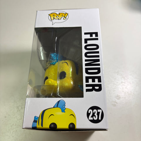 Flounder DIAMOND EDITION - Little Mermaid Disney Funko Pop 237 (11.4 Cm L × 8.9 Cm W × 15.9 Cm H)