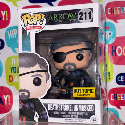 Deathstroke Unmasked - DC Funko Pop 211 Vinyl Figure (11.4 Cm L × 8.9 Cm W × 15.9 Cm H)