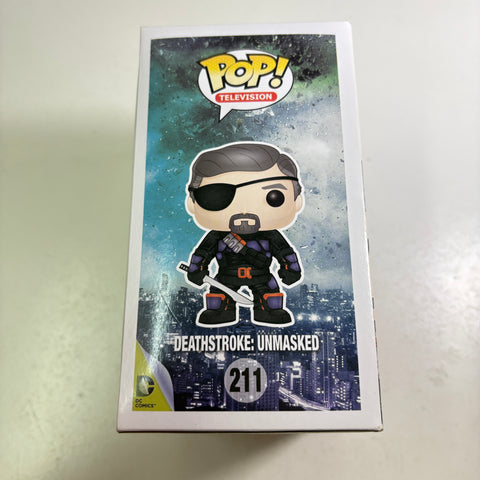 Deathstroke Unmasked - DC Funko Pop 211 Vinyl Figure (11.4 Cm L × 8.9 Cm W × 15.9 Cm H)