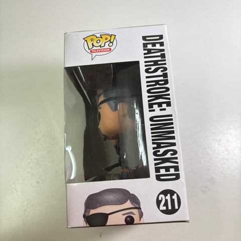 Deathstroke Unmasked - DC Funko Pop 211 Vinyl Figure (11.4 Cm L × 8.9 Cm W × 15.9 Cm H)