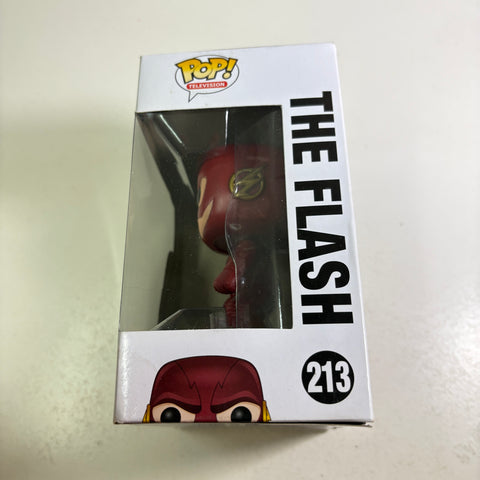 BOX FLAWS VIEW PHOTOS Flash - DC Funko Pop 213 Vinyl Figure (11.4 Cm L × 8.9 Cm W × 15.9 Cm H)