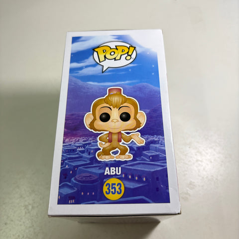 Abu FLOCKED - Aladdin Disney Funko Pop 353 Exclusive (11.4 Cm L × 8.9 Cm W × 15.9 Cm H)