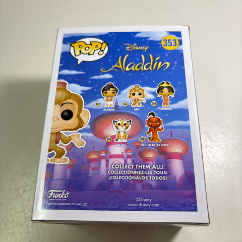 Abu FLOCKED - Aladdin Disney Funko Pop 353 Exclusive (11.4 Cm L × 8.9 Cm W × 15.9 Cm H)