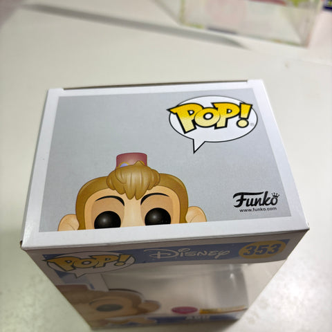 Abu FLOCKED - Aladdin Disney Funko Pop 353 Exclusive (11.4 Cm L × 8.9 Cm W × 15.9 Cm H)