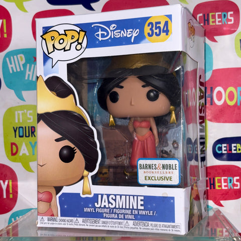 BOX FLAWS VIEW PHOTOS Jasmine - Aladdin Disney Funko Pop 354 Exclusive (11.4 Cm L × 8.9 Cm W × 15.9 Cm H)
