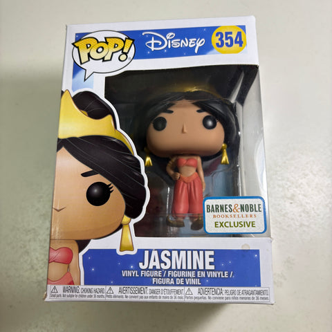 BOX FLAWS VIEW PHOTOS Jasmine - Aladdin Disney Funko Pop 354 Exclusive (11.4 Cm L × 8.9 Cm W × 15.9 Cm H)