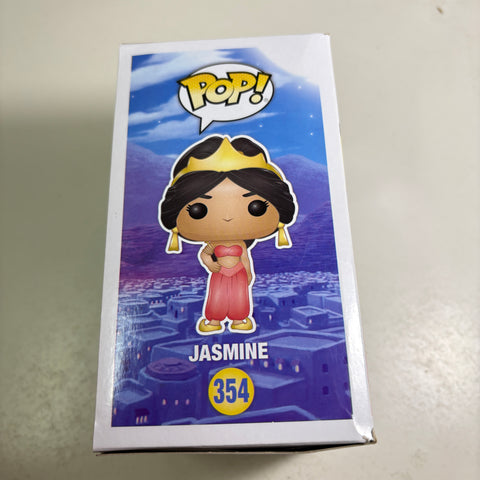 BOX FLAWS VIEW PHOTOS Jasmine - Aladdin Disney Funko Pop 354 Exclusive (11.4 Cm L × 8.9 Cm W × 15.9 Cm H)