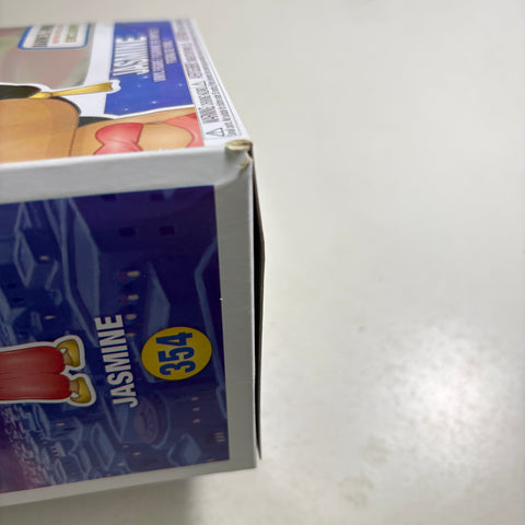 BOX FLAWS VIEW PHOTOS Jasmine - Aladdin Disney Funko Pop 354 Exclusive (11.4 Cm L × 8.9 Cm W × 15.9 Cm H)