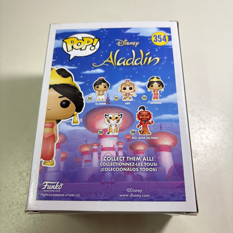 BOX FLAWS VIEW PHOTOS Jasmine - Aladdin Disney Funko Pop 354 Exclusive (11.4 Cm L × 8.9 Cm W × 15.9 Cm H)