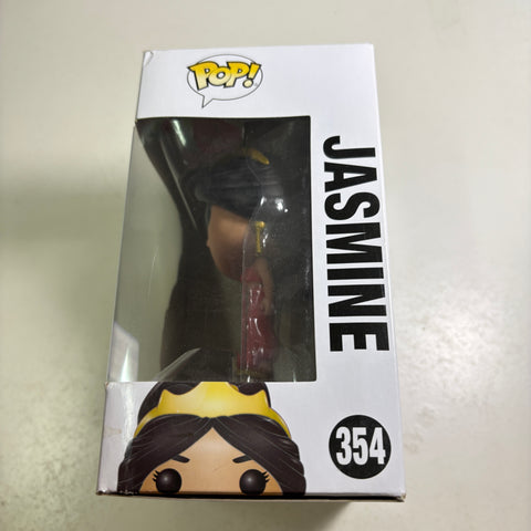 BOX FLAWS VIEW PHOTOS Jasmine - Aladdin Disney Funko Pop 354 Exclusive (11.4 Cm L × 8.9 Cm W × 15.9 Cm H)