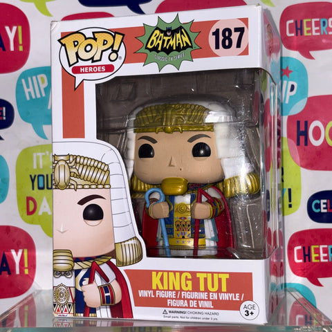 BOX FLAWS VIEW PHOTOS King Tut (Batman TV Series) - DC Funko Pop 187 Vinyl Figure (11.4 Cm L × 8.9 Cm W × 15.9 Cm H)