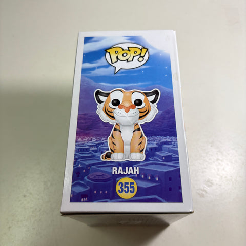 Rajah FLOCKED - Aladdin Disney Funko Pop 355 BAM Exclusive Vinyl Figure (11.4 Cm L × 8.9 Cm W × 15.9 Cm H)
