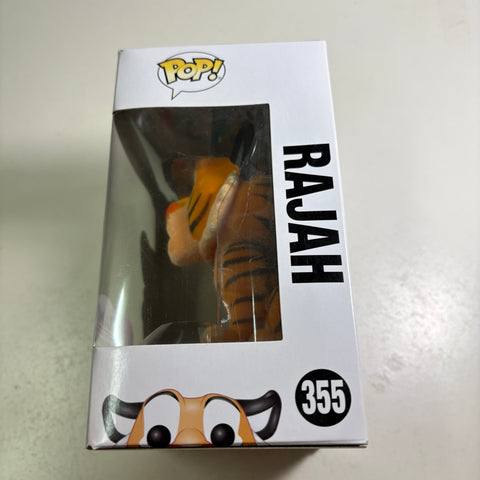Rajah FLOCKED - Aladdin Disney Funko Pop 355 BAM Exclusive Vinyl Figure (11.4 Cm L × 8.9 Cm W × 15.9 Cm H)