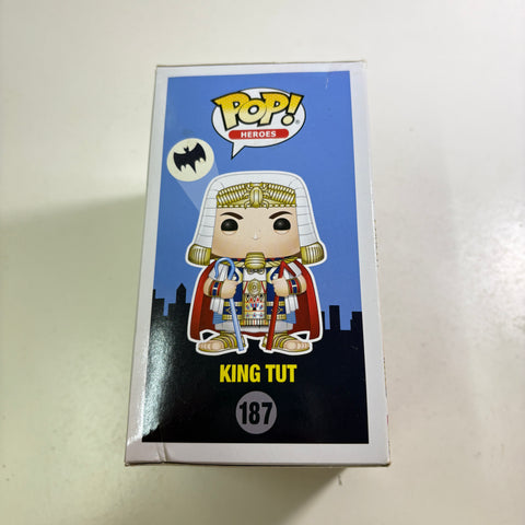 BOX FLAWS VIEW PHOTOS King Tut (Batman TV Series) - DC Funko Pop 187 Vinyl Figure (11.4 Cm L × 8.9 Cm W × 15.9 Cm H)