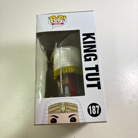 BOX FLAWS VIEW PHOTOS King Tut (Batman TV Series) - DC Funko Pop 187 Vinyl Figure (11.4 Cm L × 8.9 Cm W × 15.9 Cm H)