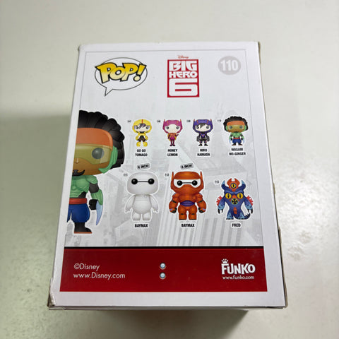 BOX FLAWS VIEW PHOTOS Wasabi No-Ginger - Big Hero 6 Disney Funko Pop 110 Vinyl Figure (11.4 Cm L × 8.9 Cm W × 15.9 Cm H)