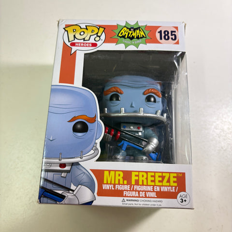 BOX FLAWS VIEW PHOTOS Mr. Freeze (Batman TV Series) - DC Funko Pop 185 Vinyl Figure (11.4 Cm L × 8.9 Cm W × 15.9 Cm H)