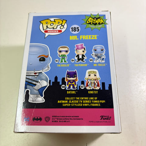 BOX FLAWS VIEW PHOTOS Mr. Freeze (Batman TV Series) - DC Funko Pop 185 Vinyl Figure (11.4 Cm L × 8.9 Cm W × 15.9 Cm H)