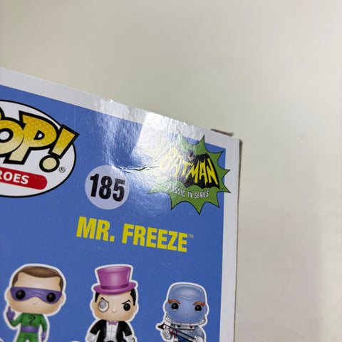 BOX FLAWS VIEW PHOTOS Mr. Freeze (Batman TV Series) - DC Funko Pop 185 Vinyl Figure (11.4 Cm L × 8.9 Cm W × 15.9 Cm H)