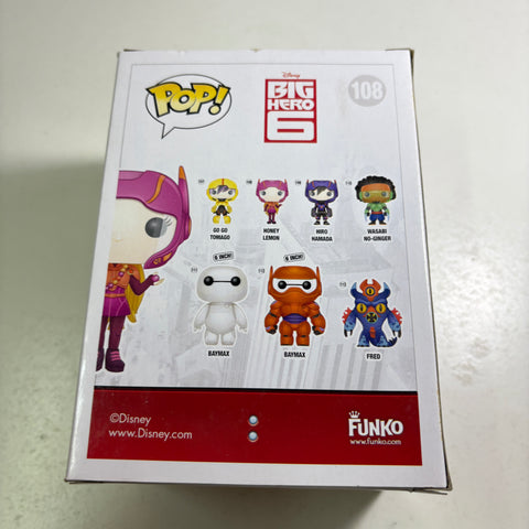 BOX FLAWS VIEW PHOTOS Honey Lemon - Big Hero 6 Disney Funko Pop 108 Vinyl Figure (11.4 Cm L × 8.9 Cm W × 15.9 Cm H)