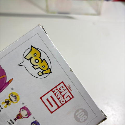 BOX FLAWS VIEW PHOTOS Honey Lemon - Big Hero 6 Disney Funko Pop 108 Vinyl Figure (11.4 Cm L × 8.9 Cm W × 15.9 Cm H)