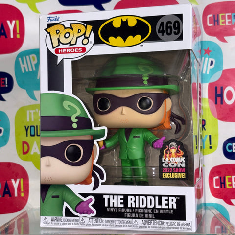 The Riddler - DC Funko Pop 469 Vinyl Figure (11.4 Cm L × 8.9 Cm W × 15.9 Cm H)