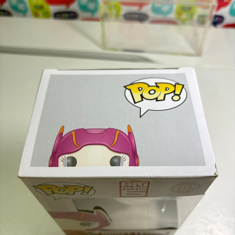 BOX FLAWS VIEW PHOTOS Honey Lemon - Big Hero 6 Disney Funko Pop 108 Vinyl Figure (11.4 Cm L × 8.9 Cm W × 15.9 Cm H)