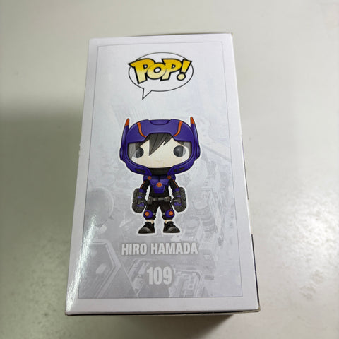 BOX FLAWS VIEW PHOTOS Hiro Hamada - Big Hero 6 Disney Funko Pop 109 Vinyl Figure (11.4 Cm L × 8.9 Cm W × 15.9 Cm H)